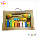 Ensemble de jouets musicaux en bois de 4 PCS (W07A022)